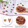 GOMAKERER 200Pcs 2 Styles Wood Buttons FIND-GO0001-91-5