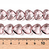 Transparency Glass Beads Strands GLAA-T023-13H-4