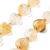 Natural Yellow Hematoid Quartz Beads Strands G-B044-B18-01-2