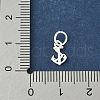 925 Sterling Silver Boat Anchor Charms STER-S011-02S-3