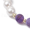 5Pcs Handmade Shell Beaded Bracelets for Women BJEW-JB11402-5