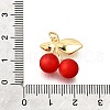 Spray Painted Brass Pendants X-KK-G529-08G-3