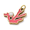 304 Stainless Steel Enamel Charms STAS-E550-63G-2