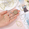 CHGCRAFT 20Ps 2 Colors Alloy Pendant FIND-CA0009-49-3