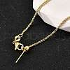 1.5MM Brass Box Chain Adjustable Slider Necklaces NJEW-M108-07G-1