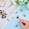 SUPERFINDINGS DIY Blank Dome Dangle Earring Making Kit DIY-FH0005-06-3