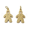 304 Stainless Steel Pendants STAS-D302-07G-1