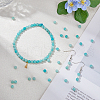HOBBIESAY 2 Strands Natural Amazonite Round Beads Strands G-HY0001-22-4
