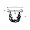 304 Stainless Steel Nipple Stirrup WG760B4-05-1