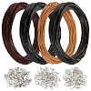 DIY Braided Cord Bracelet Necklace Making Kit DIY-WH0504-09-1