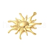 304 Stainless Steel Pendants STAS-S123-04G-01-2