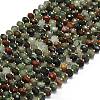Natural Africa Bloodstone Beads Strands G-P573-A41-01-1