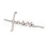 Faith Theme Zinc Alloy Brooch JEWB-C035-02C-P-1