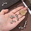 6Pcs 3 Styles 304 Stainless Steel Pendants STAS-CJ0002-50-4
