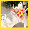 2Pcs Flower & Word Kiss Resin Enamel Finger Rings for Women Girls FS-WG6DDE5-05-1