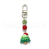 Christmas Theme Resin & Polymer Clay Rhinestone  Pendant Decoration HJEW-TA00350-4