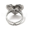 Non-Tarnish 304 Stainless Steel Open Cuff Rings RJEW-Z018-26P-3