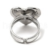 304 Stainless Steel Open Cuff Rings RJEW-Z018-26P-3