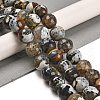 Natural Fire Crackle Agate Beads Strands G-L595-A02-01D-1