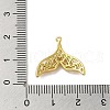 Brass Cubic Zirconia Pendents KK-M275-29G-3