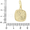 Brass Enamel Pendants KK-F886-01G-05-3