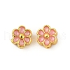 Brass Enamel Beads KK-Q081-10A-MG-1