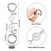2Pcs 304 Stainless Steel Bag Extension Chains AJEW-TAC00013-3