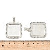 Alloy Pendant Cabochon Settings FIND-XCP0003-31-3