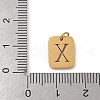 304 Stainless Steel Charms STAS-R001-01G-X-3