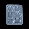 Rabbit/Dragon/Cat Pendant DIY Silicone Mold DIY-K073-09B-4