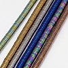 Electroplate Non-magnetic Synthetic Hematite Beads Strands G-J164A-2mm-M-1