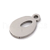Non-Tarnish 201 Stainless Steel Charms STAS-U016-01P-O-2
