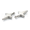 Non-Tarnish 304 Stainless Steel Pendants STAS-P279-33P-2