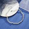 Glass Teardrop Beaded Necklaces NJEW-JN04273-01-2