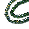 Electroplate Glass Beads Strands EGLA-A034-T1mm-B28-3