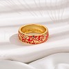 Brass Micro Pave Cubic Zirconia Finger Rings FS-WGFDCA6-01-3
