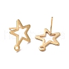 201 Stainless Steel Stud Earring Findings STAS-K241-08G-2