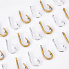   40Pcs 2 Color Tibetan Style Alloy Hook Pendants TIBEP-PH0001-44-6