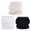  15 Yards 3 Colors Ruffled Chiffon Polyester Ribbon OCOR-TA0001-81-2