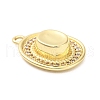 Brass Micro Pave Cubic Zirconia Pendants KK-L229-030G-2
