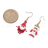 304 Stainless Steel Dangle Earrings EJEW-MZ00209-3