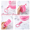 SUPERFINDINGS 7Pcs 7 Colors Oval Transparent PVC Packaging Bags DIY-FH0007-66-3