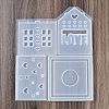 Patchwork House Christmas DIY Pendant Decoration Silicone Molds DIY-M057-01C-4