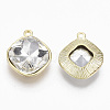 Golden Plated Alloy Pendants X-PALLOY-N154-03E-2