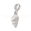 Rack Plating Alloy European Dangle Charms PALLOY-S189-32P-1