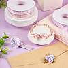 10 Yards Flat Polycotton(Polyester Cotton) Ribbon OCOR-TAC0030-01C-7
