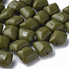 Opaque Acrylic Beads MACR-S373-15A-A11-3