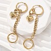 304 Stainless Steel Hoop Earrings EJEW-V016-04G-3