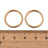 Zinc Alloy Round Rings IFIN-WH0052-50RG-2