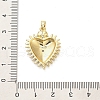 Brass Micro Pave Cubic Zirconia Pendants KK-M314-09G-03-3